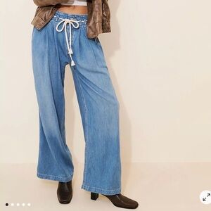 FREE PEOPLE Dakota Cinch Jeans -L